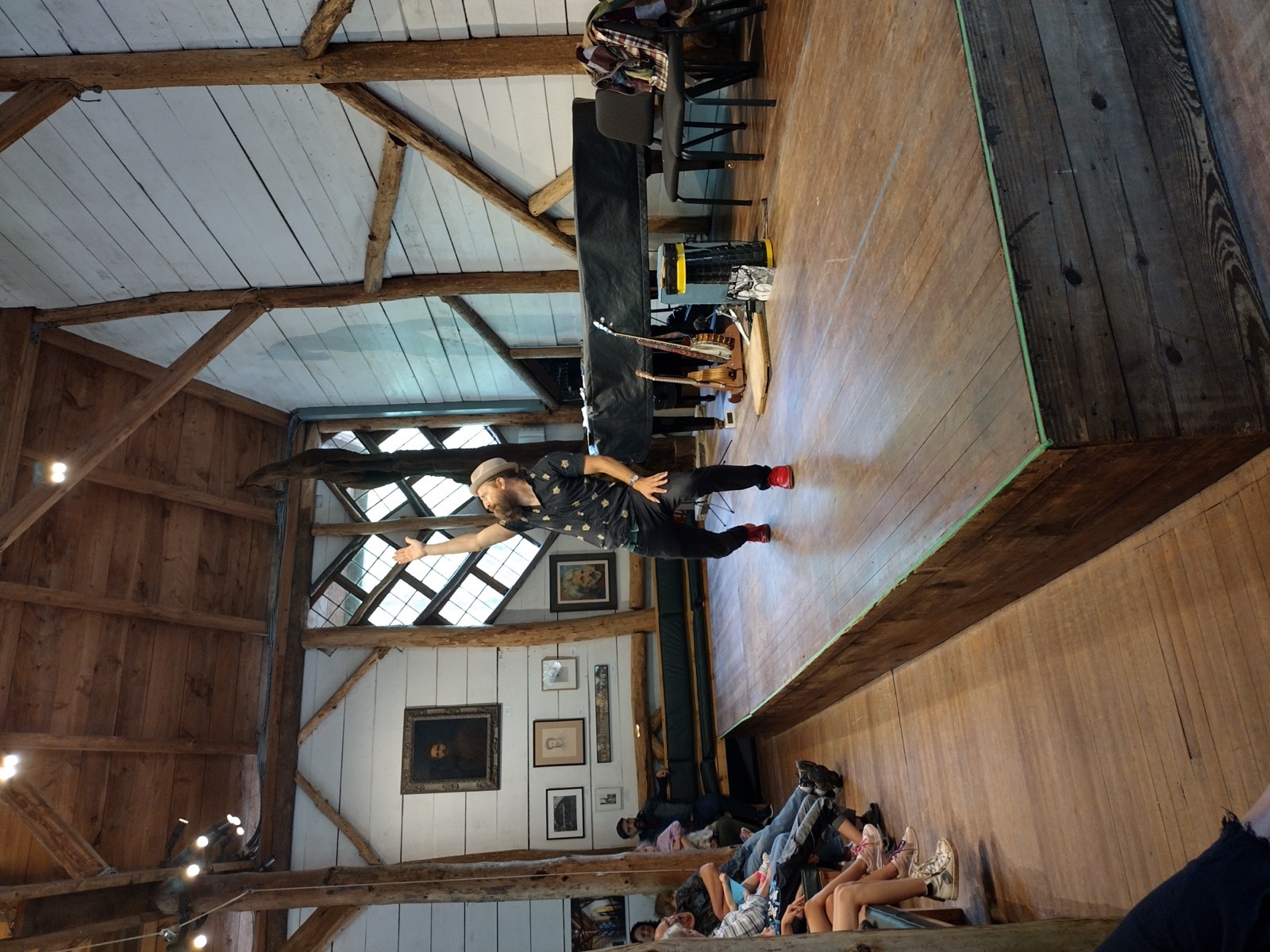 Jason performing at Maverick concert barn